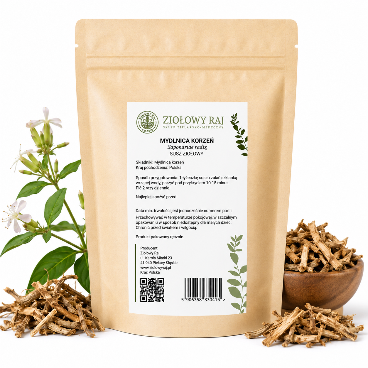 Mydlnica — korzeń 50 g Ziołowy Raj