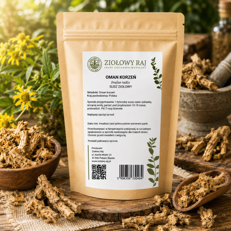 Oman korzeń premium Oman korzeń 50g Ziołowy Raj