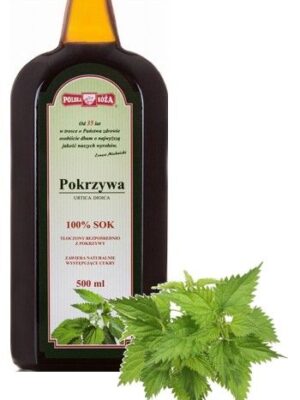 Pokrzywa sok 100% 500ml Polska Róża