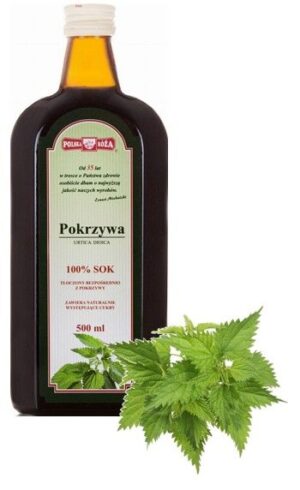 POLSKA-ROZA-SOK-100-POKRZYWA-500-ml-BEZ-CUKRU.jpg Pokrzywa sok 100% 500ml Polska Róża