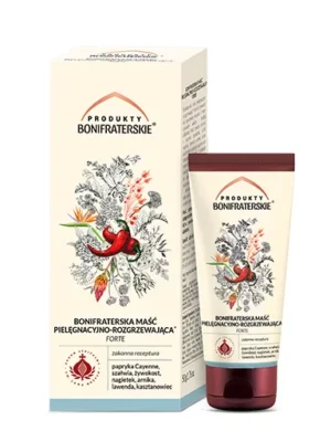 Maść pielęgnacyjno-rogrzewająca forte 50g Produkty Bonifraterskie