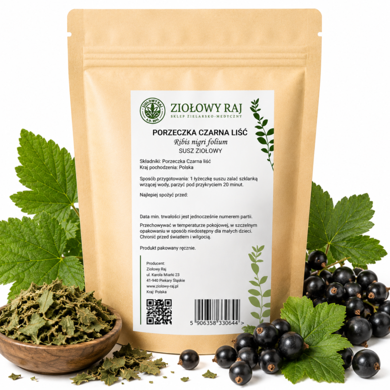 Porzeczka Czarna liść 50g Ziołowy Raj