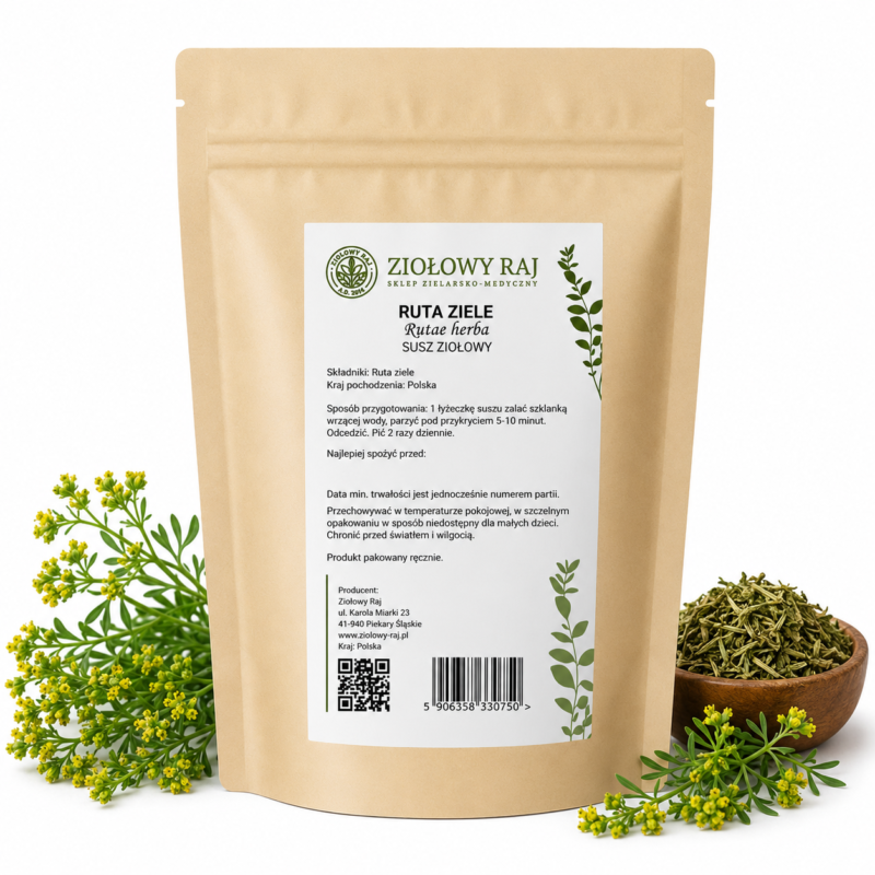 Ruta ziele prosta Ruta ziele 50g Ziołowy Raj