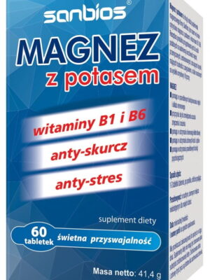 Magnez z potasem 60tab. Sanbios