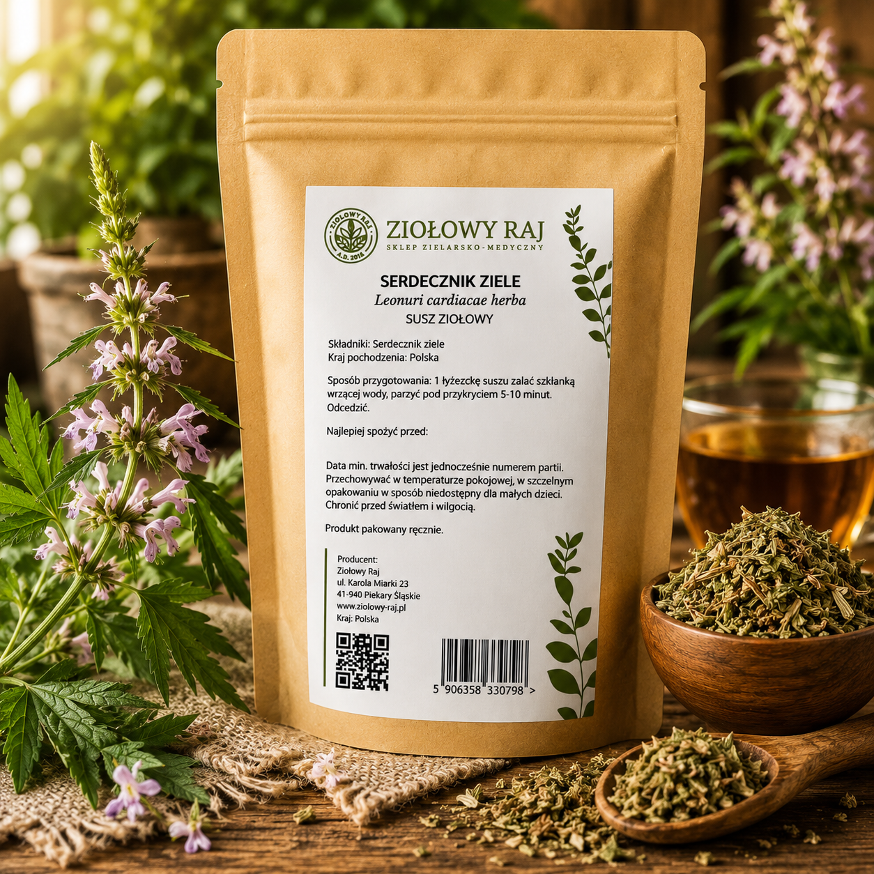 Serdecznik ziele premium Serdecznik ziele 50g Ziołowy Raj