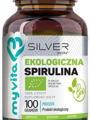 Spirulina BIO proszek silver pure 100% 100g MyVita