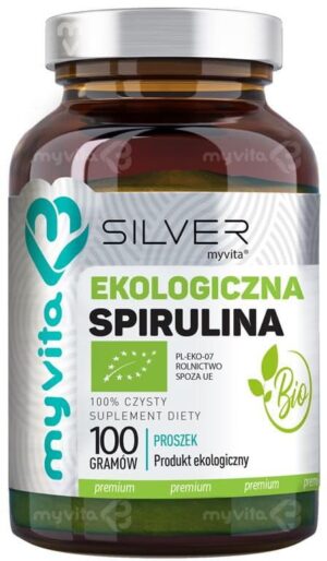 Spirulina-100-BIO-Proszek-SILVER-PURE-Myvita-100-g.jpg Spirulina BIO proszek silver pure 100% 100g MyVita