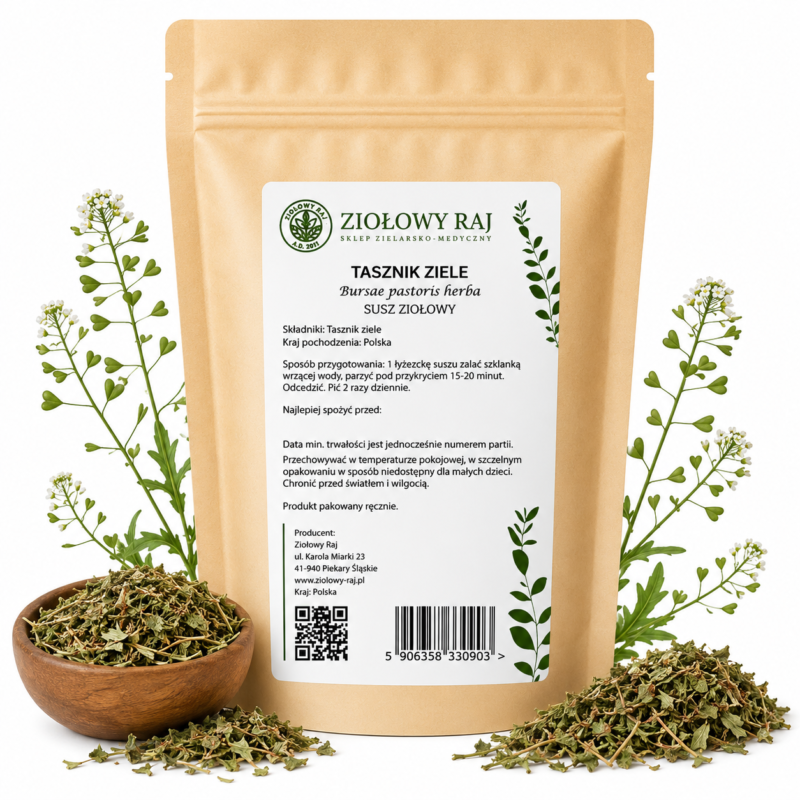 Tasznik ziele prosta Tasznik ziele 50g Ziołowy Raj