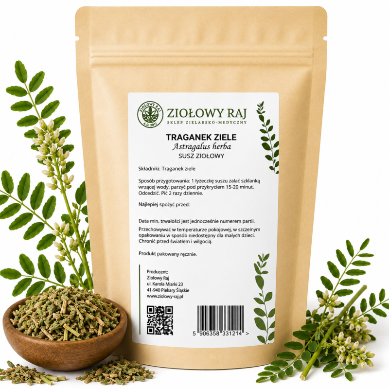 Traganek ziele prosta Traganek ziele 50g Ziołowy Raj