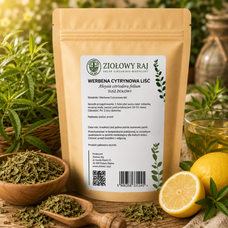 Werbena Cytrynowa liść 25g Ziołowy Raj