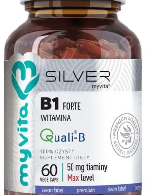 Witamina B1 forte 50 mg silver pure 100% 60kap. MyVita
