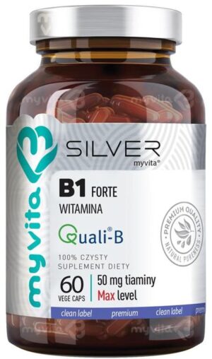 Witamina-B1-Forte-50-mg-Tiaminy-SILVER-PURE-100-Myvita-60-kapsulek.jpg Witamina B1 forte 50 mg silver pure 100% 60kap. MyVita