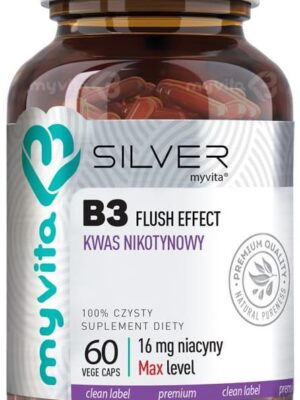 Witamina B3 (kwas nikotynowy) 16mg silver pure 100% 60kap. MyVita