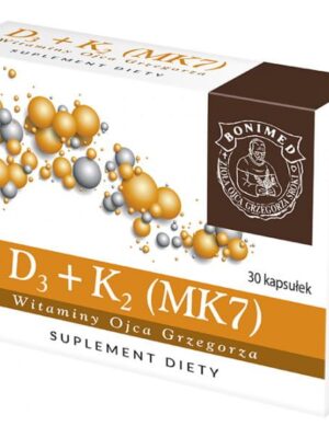 D3 + K2 (MK7) Witaminy O. Grzegorza Bonimed
