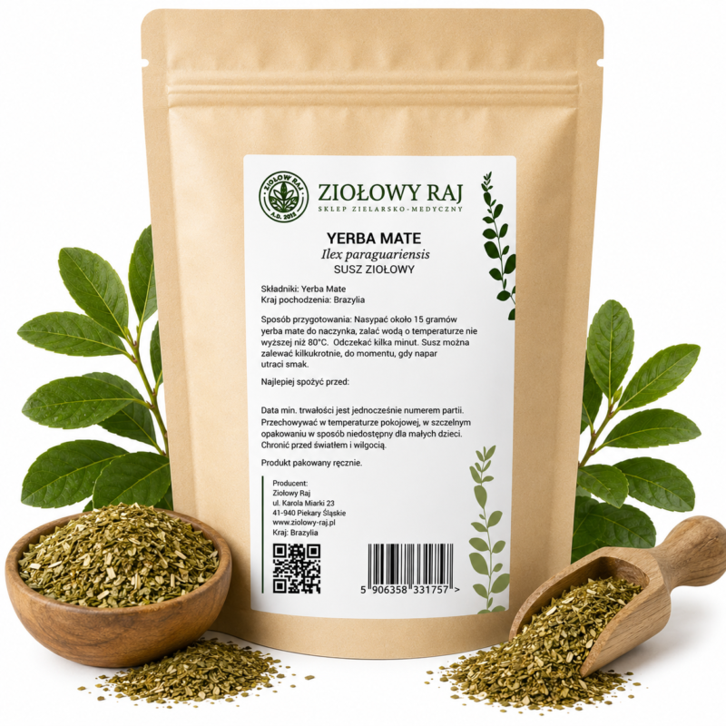 Yerba mate prosta Yerba Mate Ziołowy Raj Ziołowy Raj