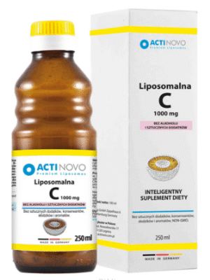 LIPOSOMALNA WITAMINA C 1000 mg (alkohol free) ActiNovo (50 dni)