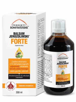 Balsam jerozolimski forte syrop 200ml Produkty Bonifraterskie
