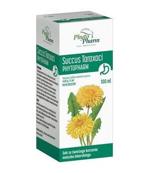 Succus Taraxaci (sok z mniszka) 100ml Phytopharm