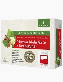 Morwa biała forte+Berberyna 60 kap Colfarm