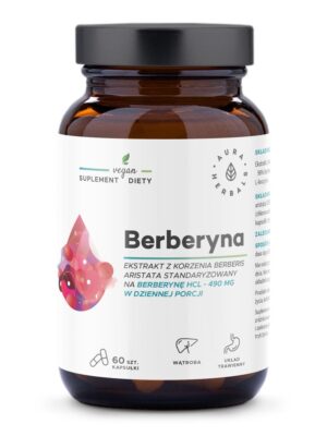 Berberyna 490 mg Berberis aristata 60 kap. Aura Herbals