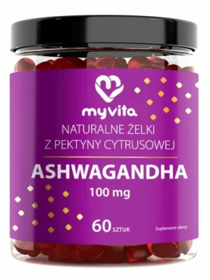 Żelki naturalne ashwagandha 60szt. MyVita