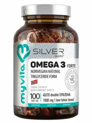Omega 3 forte silver pure 100% 100kap. MyVita