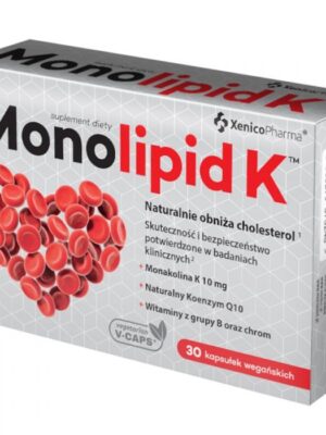 Monolipid K 30 kap. wegańskich Xenico Pharma