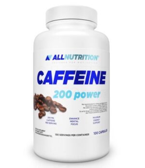 caffeine.jpg Caffeine 200 Power 100 kapsułek Allnutrition
