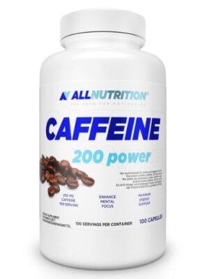 Caffeine 200 Power 100 kapsułek Allnutrition