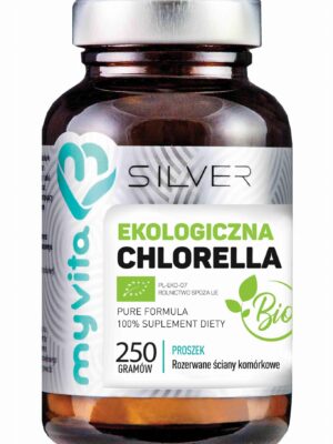 Chlorella BIO proszek silver pure 100 % 250g MyVita