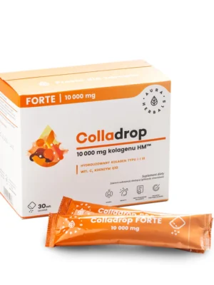 Colladrop forte kolagen morski 1000mg proszek 30 sasz. Aura Herbals