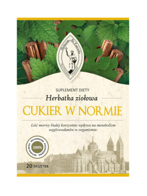 Herbatka Cukier w normie fix 20x5g Herbarium Franciszkańskie