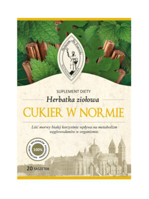 Herbatka Cukier w normie fix 20x5g Herbarium Franciszkańskie