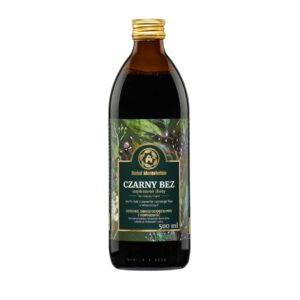 Czarny bez sok 100% 500ml Herbal Monasterium