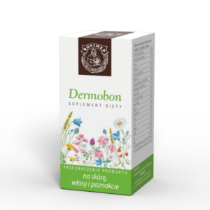 dermobon.png Dermobon na skórę, włosy i paznokcie 30 kap. Bonimed