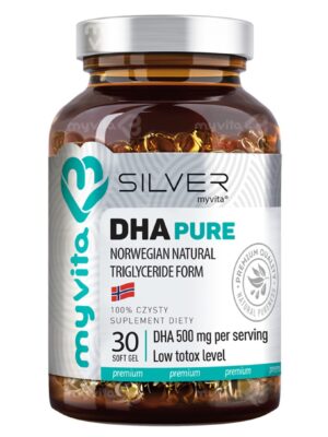 DHA Pure 500mg silver 100% 30kap MyVita