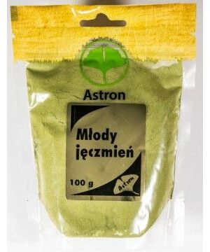 Młody jęczmień zmielony 100g Astron