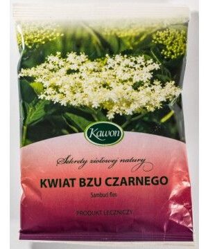 Czarny bez kwiat 50g Kawon