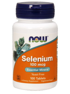 Selenium (selen) 100mcg 100tab. NOW