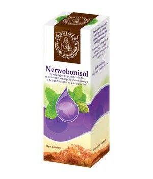 Nerwobonisol płyn doustny 100g na napięcia nerwowe i trudności w zasypianiu Bonimed