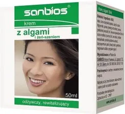 Krem z algami i żeń-szeniem 50ml Sanbios