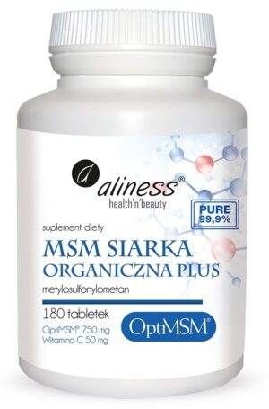 f541d684b403bb4940cc01a0146ff61b.jpg MSM siarka Organiczna PLUS 180 tab. Aliness