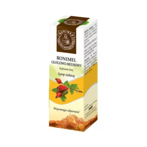 fe611bece297edbca0d4e3df8c5cc77b68d4a155.webp Bonimel syrop głogowo-melisowy wzmacnia serce, reguluje ciśnienie 100ml Bonimed