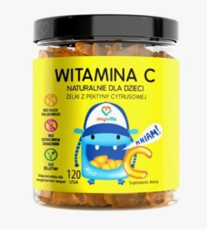 fghjuki.jpg Żelki naturalne witamina C (dzieci&dorośli) 120szt. MyVita