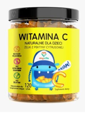 Żelki naturalne witamina C (dzieci&dorośli) 120szt. MyVita