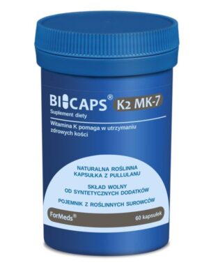 Bicaps K2 MK-7 witamina 60kap. Formeds