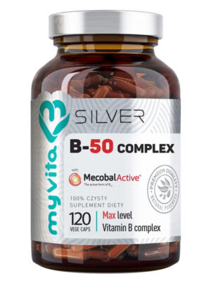 Witamina B-50 (B-complex max) silver pure 100 % 120kap. MyVita