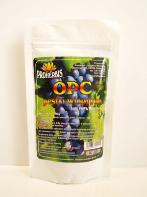 Pestki winogron mielone OPC 100g Proherbis