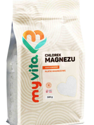 Chlorek magnezu sześciowodny  płatki  500g    MyVita