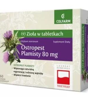 Ostropest plamisty 80mg 60 tab. Colfarm